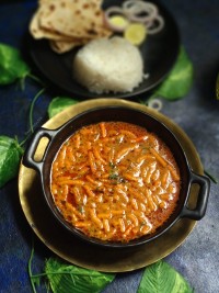 काळा मसाला शेव भाजी