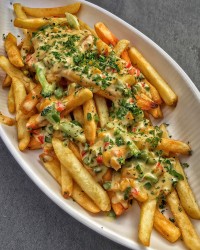 Cheesy Masala Fries
