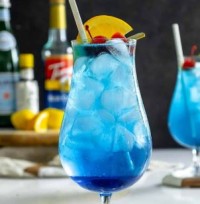 Blue Lagoon Mocktail