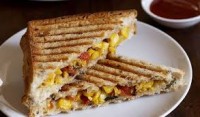 Garlic Corn Cheese Sandwich