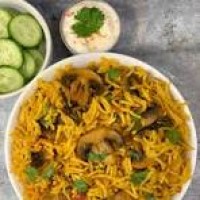 Mushroom Biryani