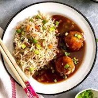 Veg Manchurian Rice (Half)