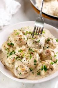 Mushroom Garlic Sauce
