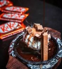 Kitkat Brownie with Ice Cream