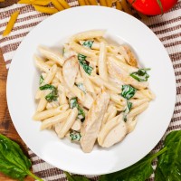 The Penne Alfredo (White Sauce)