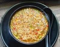 Veg Burnt Garlic Soup